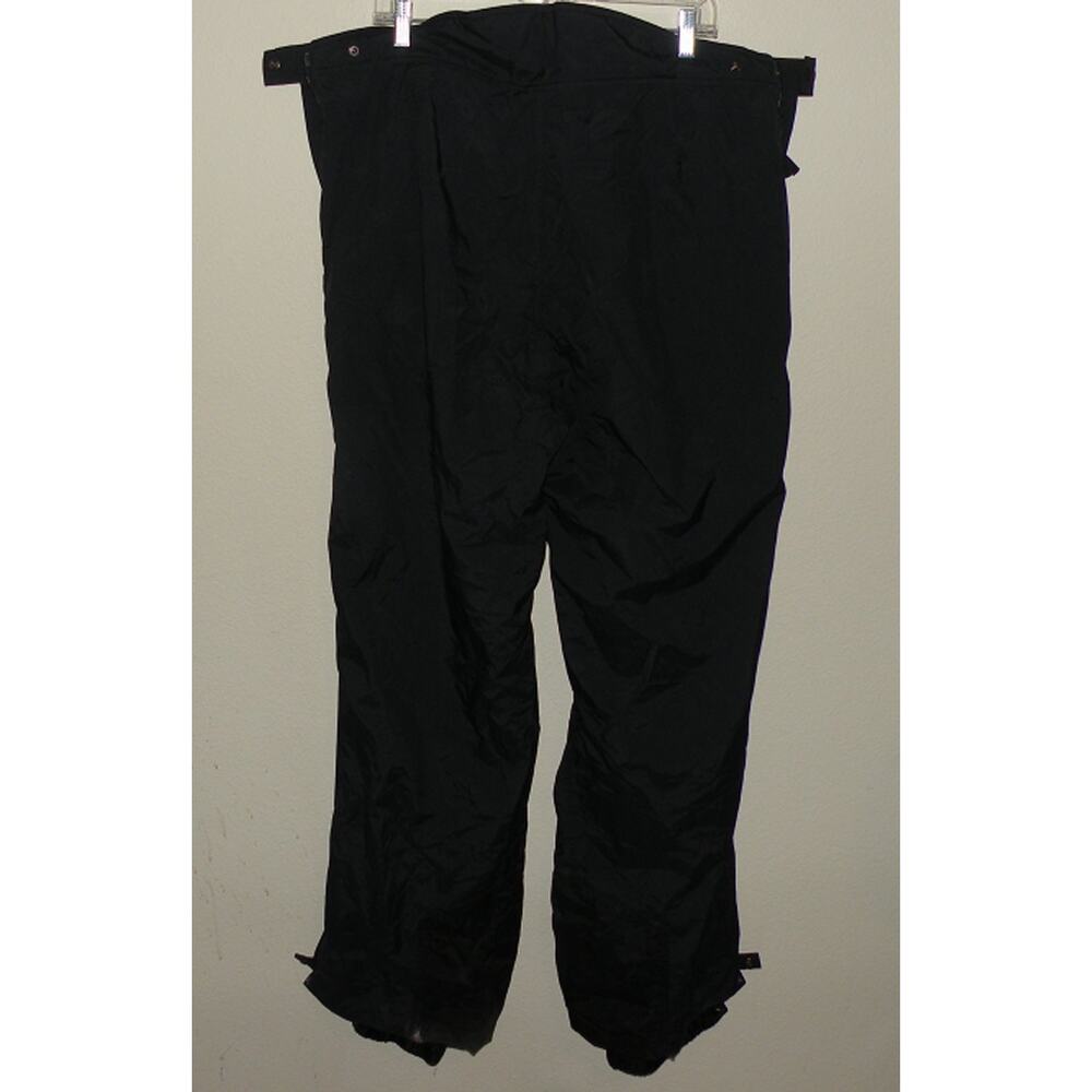 Helly Hansen Men’s XXL Nylon Helly-Tech Snow Ski Pants Black Waterproof Zip Legs - Picture 3 of 3